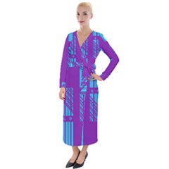 Fold At Home Folding Velvet Maxi Wrap Dress by WetdryvacsLair