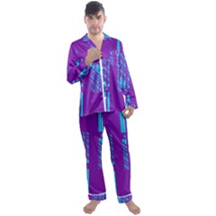 Fold At Home Folding Men s Long Sleeve Satin Pajamas Set by WetdryvacsLair