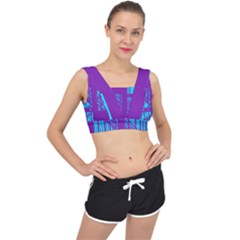 Fold At Home Folding V-back Sports Bra by WetdryvacsLair