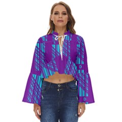 Fold At Home Folding Boho Long Bell Sleeve Top by WetdryvacsLair