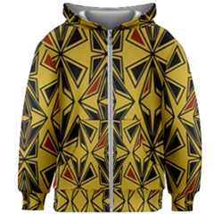 Abstract Pattern Geometric Backgrounds   Kids  Zipper Hoodie Without Drawstring by Eskimos