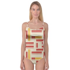 Abstract Pattern Geometric Backgrounds   Camisole Leotard  by Eskimos