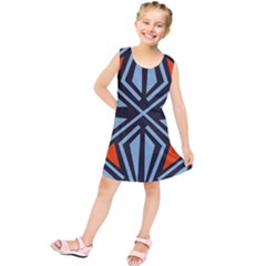 Abstract Geometric Design    Kids  Tunic Dress by Eskimos