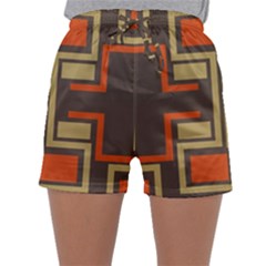 Abstract Geometric Design    Sleepwear Shorts by Eskimos