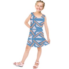 Abstract Geometric Design    Kids  Tunic Dress by Eskimos