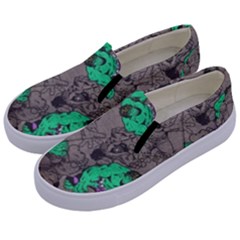 Incredible Hulk Kids  Canvas Slip Ons by incrediblehulk