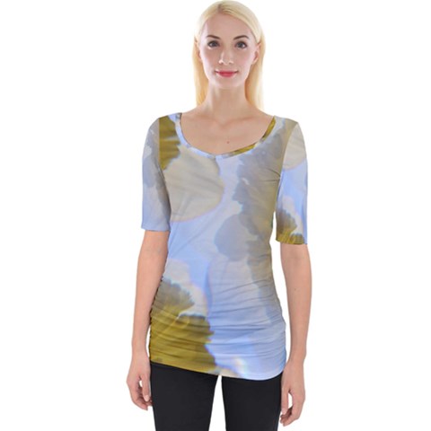 Triple Vision Wide Neckline Tee by thedaffodilstore