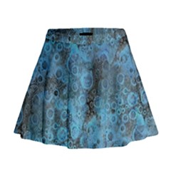 Abstract Surface Texture Background Mini Flare Skirt by dflcprintsclothing