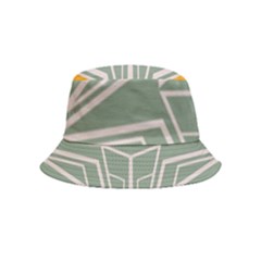 Abstract Pattern Geometric Backgrounds Bucket Hat (kids) by Eskimos