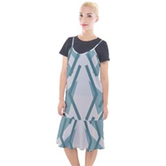 Abstract Pattern Geometric Backgrounds Camis Fishtail Dress by Eskimos