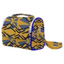 Abstract pattern geometric backgrounds Satchel Shoulder Bag View1