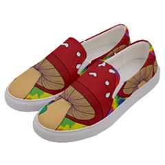 Wizard Snail Men s Canvas Slip Ons by steampunkbabygirl