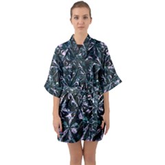 Indecisive Half Sleeve Satin Kimono  by MRNStudios