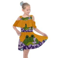 Froggie Kids  Shoulder Cutout Chiffon Dress by steampunkbabygirl