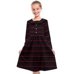 Digital Lines Kids  Midi Sailor Dress by Sparkle