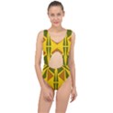  Abstract geometric design   geometric fantasy  Terrazzo  Center Cut Out Swimsuit View1