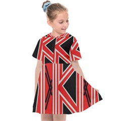 Abstract Pattern Geometric Backgrounds  Kids  Sailor Dress by Eskimos