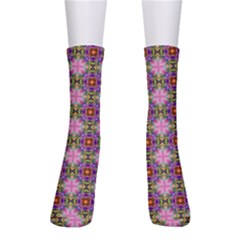 Seamless Psychedelic Pattern Crew Socks by Jancukart