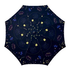 Cartoon-space-seamless-pattern-vectors Golf Umbrellas by Jancukart