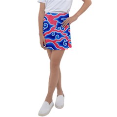 Batik Megamendung Kids  Tennis Skirt by artworkshop