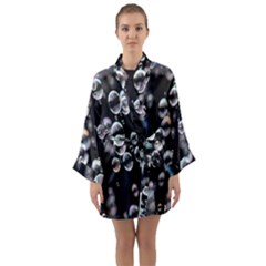 Bubble Long Sleeve Satin Kimono by artworkshop