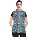 Sushi Pattern Women s Puffer Vest View1