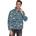 Sushi Pattern Men s Puffer Bubble Jacket Coat View3