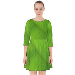 Banana Leaf Smock Dress by artworkshop