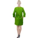 Banana Leaf Open Neck Shift Dress View2