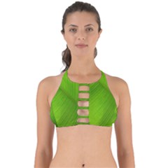 Banana Leaf Perfectly Cut Out Bikini Top by artworkshop