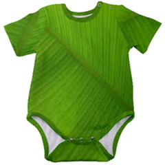 Banana Leaf Baby Short Sleeve Onesie Bodysuit by artworkshop