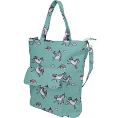 Unicorn Patterns Shoulder Tote Bag by Jancukart