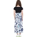 Hand-drawn-back-school-pattern Kids  Flared Maxi Skirt View2