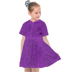 Purple Glitter Kids  Sailor Dress by FunDressesShop