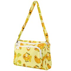 Banana Cichlid Front Pocket Crossbody Bag by artworkshop