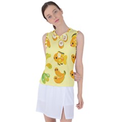 Banana Cichlid Women s Sleeveless Sports Top by artworkshop