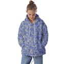 Uruguay Flag Motif Pattern Kids  Oversized Hoodie View1