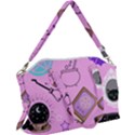 Pastel Goth Witch Pink Canvas Crossbody Bag View1