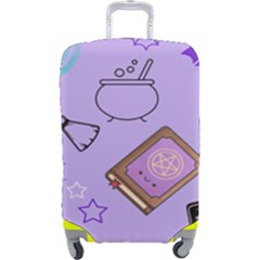 Pastel Goth Witch Purple Luggage Cover (large) by NerdySparkleGoth