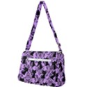 Purple Cats Front Pocket Crossbody Bag View2