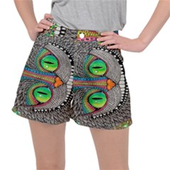 Alice In Wonderland Cat Ripstop Shorts by artworkshop