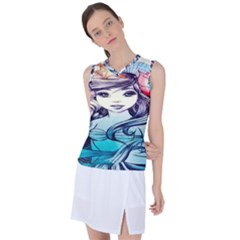 Beautifull Ariel Little Mermaid  Painting Women s Sleeveless Sports Top by artworkshop