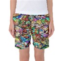 Character Disney Stained Women s Basketball Shorts View1