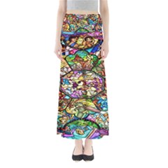 Character Disney Stained Full Length Maxi Skirt by artworkshop