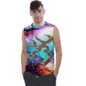 Browning Deer Glitter Galaxy Men s Regular Tank Top View1