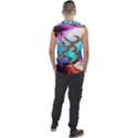 Browning Deer Glitter Galaxy Men s Regular Tank Top View2