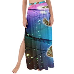 Browning Deer Glitter Galaxy Maxi Chiffon Tie-up Sarong by artworkshop