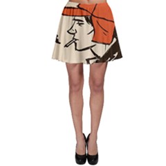 Catcher In The Rye Skater Skirt by artworkshop