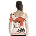 Catcher In The Rye Butterfly Sleeve Cutout Tee  View2