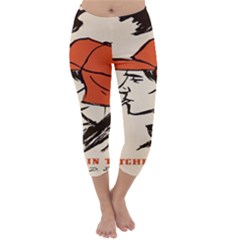 Catcher In The Rye Capri Winter Leggings  by artworkshop